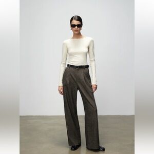 303 Avenue wool blend trousers